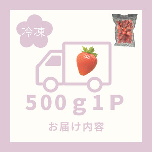 訳あり！太良町産「ゆめのか」冷凍いちご500ｇ×１袋 佐賀県 太良町 LB21