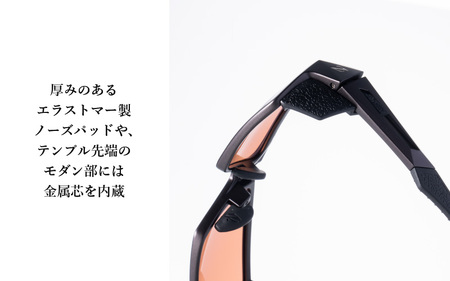 Zeque（ゼクー）偏光サングラス LOOF（ルーフ）F-2049 マットブラック / トゥルービューフォーカス（ブルーミラー）