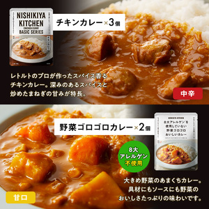 【 定期便 4回 】カレー ごちそう レトルトカレー 18個 食べ比べ ニシキヤ キッチン レトルト