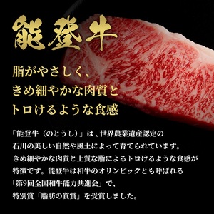 【和牛セレブ】能登牛 サーロインステーキ 240g お肉ギフト専門店 石川県 能美市