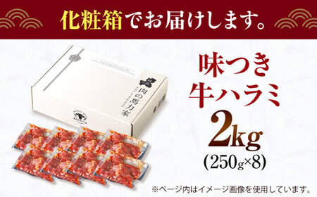 【訳あり×大容量】ハラミ 2kg(250g×8）[AVBO010] 牛ハラミ