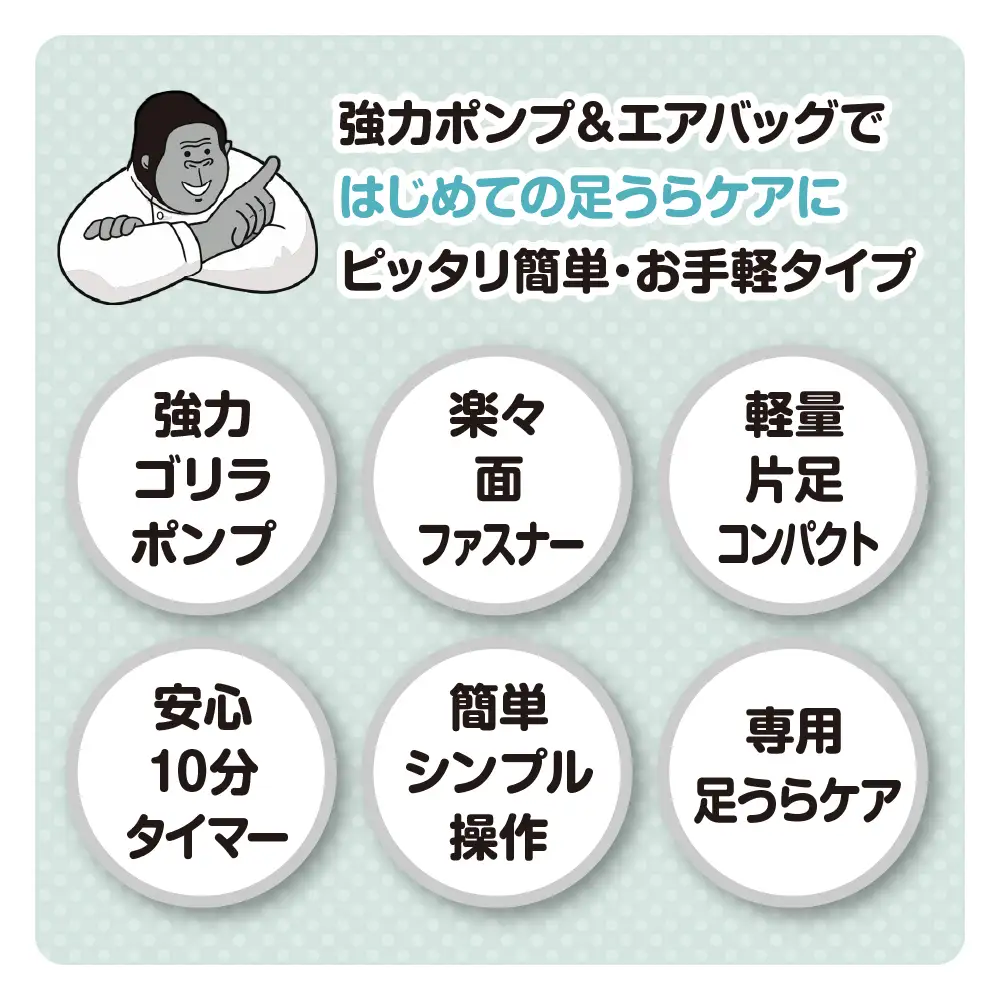 ゴリラのひとつき マッサージ(パープル) マッサージ ケア