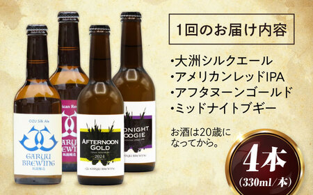 ビール 【全3回定期便】金賞セット（4本）ビール[AGAY035]
