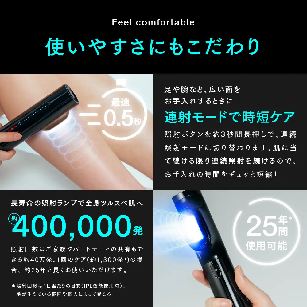 家庭用脱毛器 MYTREX MiRAY 脱毛器 家庭用 光美容器 VIO ヒゲ 顔 IPL 冷却 美顔器 全身 ムダ毛ケア 男女兼用 セルフ 日用品 健康家電 美容家電 家電 マイトレックス ミレイ