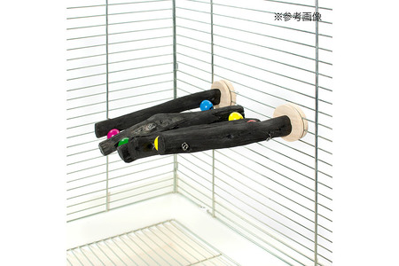 小鳥の爪とぎ用 備長炭 はしご 大