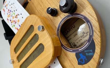 手回しオルゴール GARYU Beyond マトリョーシカシリーズ4 楽器 肩掛け オルゴール マイク出力有 F21K-348
