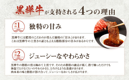 黒樺牛 焼肉用カルビ 計約750g（約250g×3パック） 焼肉用 カルビ 黒毛和牛 和牛 牛肉 牛