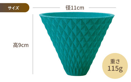 【陶器市特集】【波佐見焼】ekubo セラミックコーヒーフィルター Peacock green　オリジナルブレンドコーヒー豆セット(粉タイプ)200g　【燦セラ】[DF44]