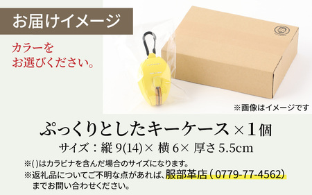 ぷっくりとしたキーケース・グレー [B-024007_02]