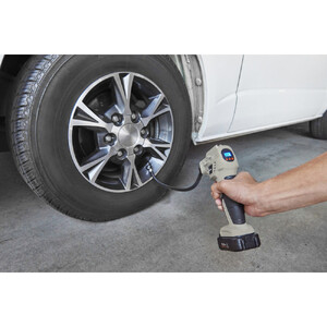 充電式エアコンプレッサ JAC10TC サンドベージュ 10.8V アイリスオーヤマ