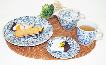 【陶器市特集】【波佐見焼】大皿 ポトス 2枚セット 食器【大貴セラミックス】[HF16]