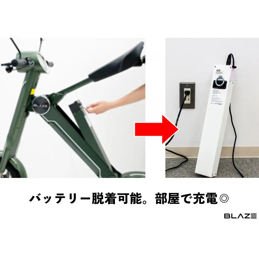 【免許不要】5秒で折りたためる電動バイク　スマートEV 特定原付モデル　ワインレッド