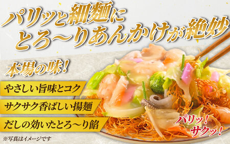 〈みろくや〉具材付き冷凍ちゃんぽん・皿うどん  各2食入(IC-33) / 本場 長崎 皿うどん ちゃんぽん