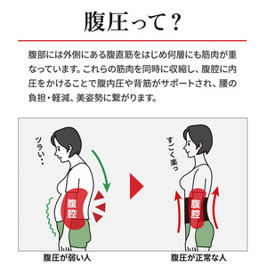 【タキミカ愛用！】パワーエイジング腹圧ベルト ブラック(サイズ展開：M) FY25-272
