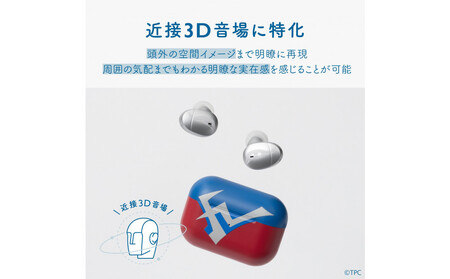 完全ワイヤレスイヤホン ag COTSUBU ULTRAMAN ZERO Version イヤホン