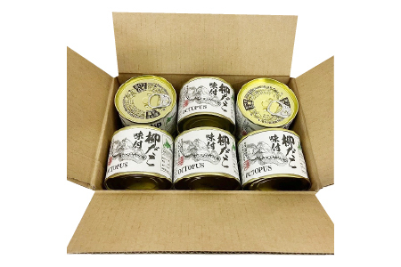 【北海道根室産】柳だこ味付190g×12缶 F-78009