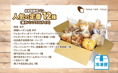 自家製酵母パン 人気の定番セット Lサイズ 1ヵ月おきに2回お届け 小分けパック