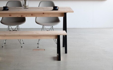ベンチ 無垢材 ひのき kinari Bench(キナリ ベンチ)  Black【幅120cm×奥行32cm】 M-mp-A63A