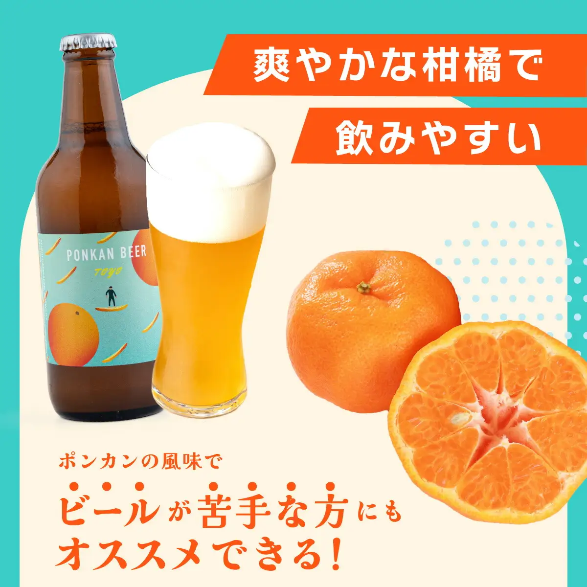 ポンカンビール＜330ml×3本＞【MT001-1】