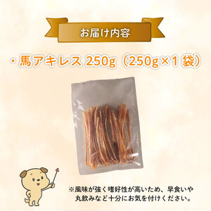 無添加 馬アキレスロング 250g×1袋 薄め [ペットフード ドッグフード ペットフード ドッグフード] KT014