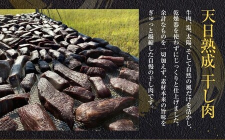 【12ヶ月定期便】【奈義町産牛】干し肉切っちゃいました 500g（125g×4パック）食べきりサイズ 計6kg 干し肉 ビーフジャーキー 牛肉 牛 肉 お肉