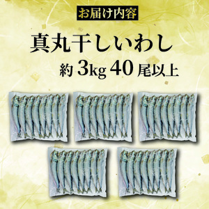 いわしの丸干し  約 3kg   イワシ