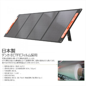 折畳みソーラーパネル 200W 急速充電対応 MC4ケーブル付き 単結晶 高効率 USB Type-C DC MC4 TYH-200WA