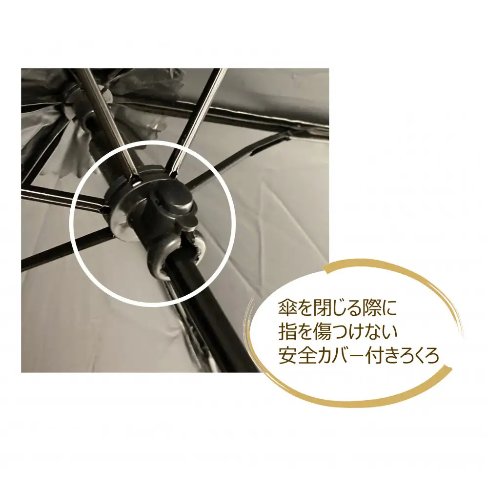 ［ふるさと納税］anon 日傘 根来塗り ライトグレー 紀州漆器アンブレラ 晴雨兼用傘 UVカット率100％ 折りたたみ傘