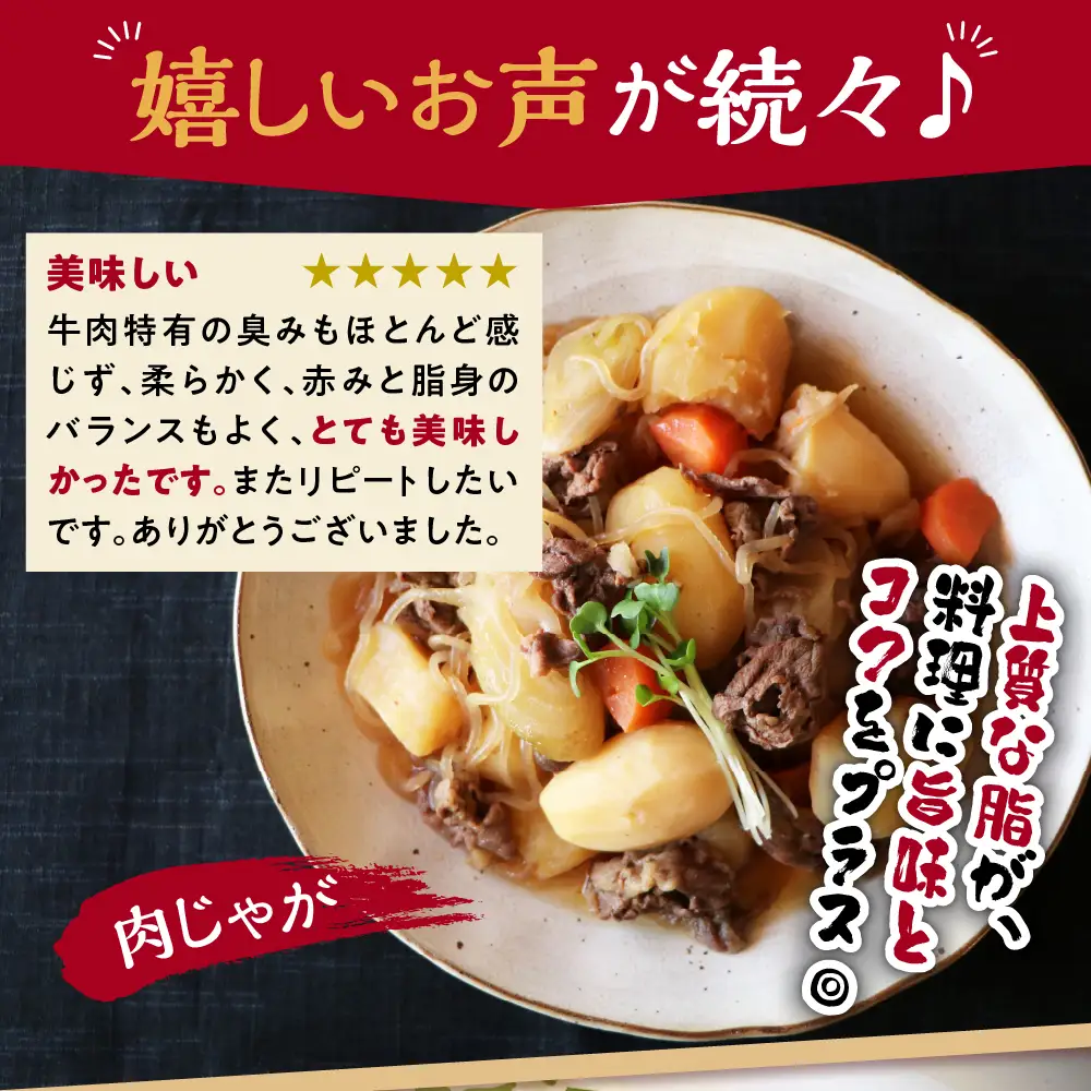 【冷蔵】 米沢牛 牛肉 切落し 600g