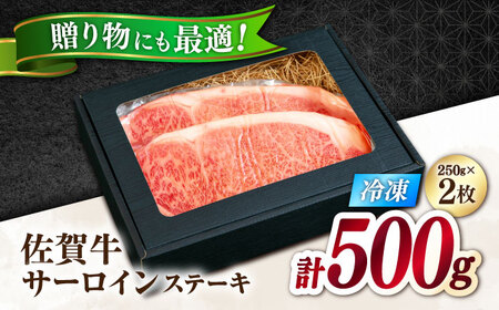 佐賀牛 赤身 A5 サーロイン ステーキ 250g × 2枚 ロースステーキ[FDR002]