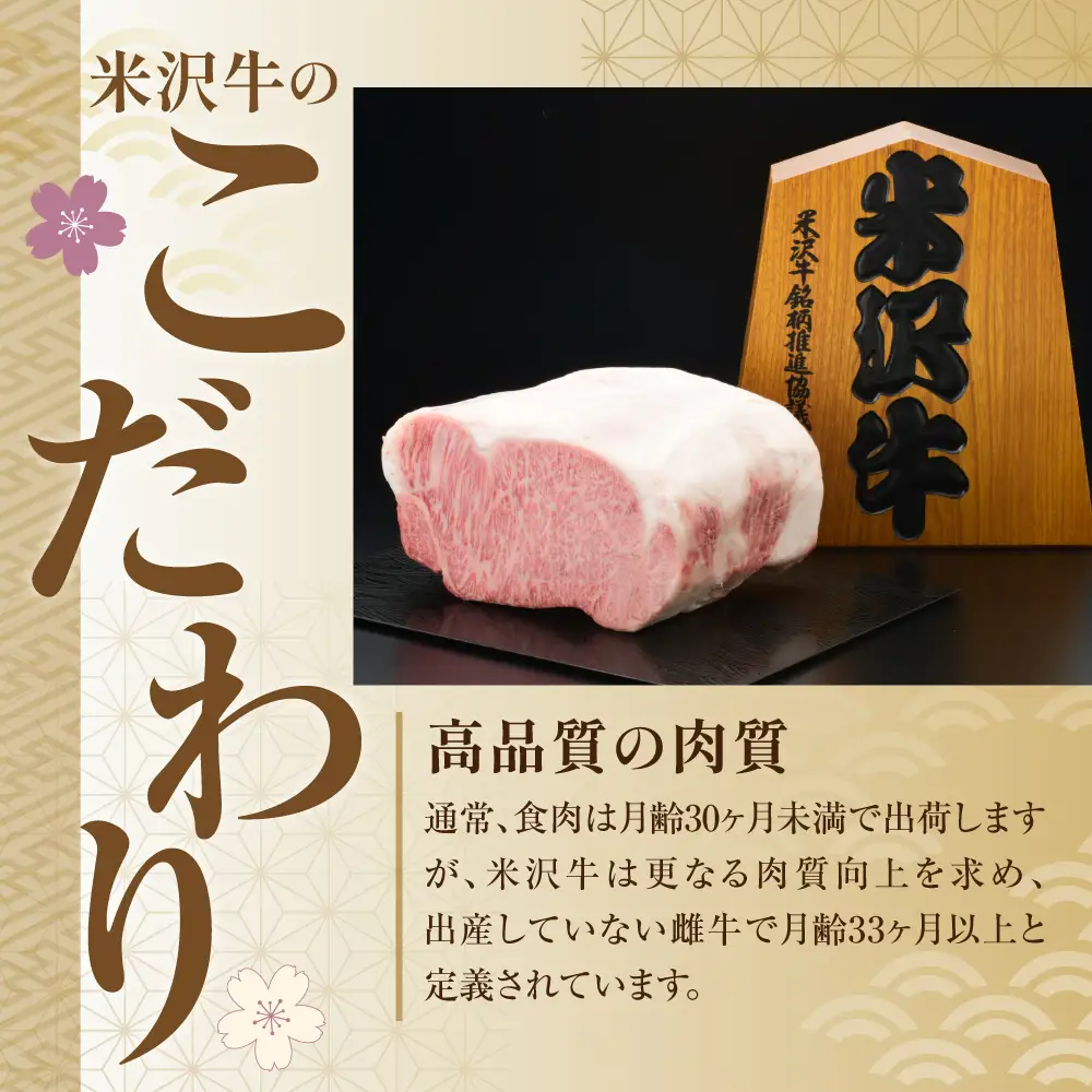 【冷蔵】米沢牛 サイコロステーキ 200g(カタ モモ バラ　おまかせ) 