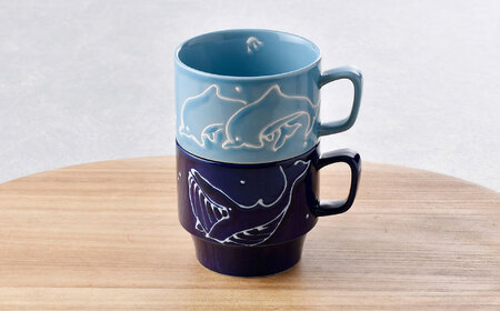 【波佐見焼】小鉢・マグカップ ブルー オリジナルセット 4点【福田陶器店/トーエー】[NB156]
