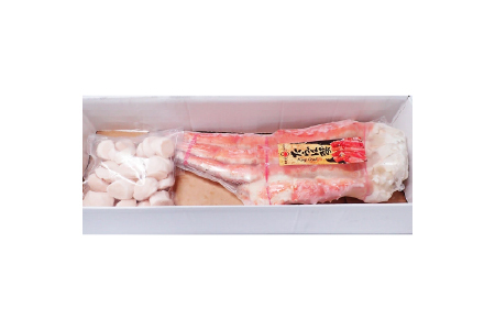 ボイルたらばがに脚約1.8～2kg×1肩、ほたて500g D-14061