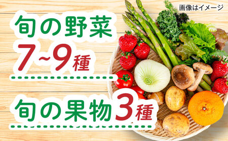 【全4回定期便】糸島産 肉 米 野菜 果物 厳選詰め合わせ MINORI BOX Lサイズ【季節ごとに年4回お届け】 糸島市 / emma.Inc / 米 肉 野菜 果物 詰め合わせ [AOP003]