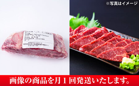 【全6回定期便】 あか牛 ステーキ用 ヒレ肉 約800g 馬刺し約200gセット 計約1kg ヒレ BHBY018