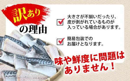サバ 訳あり 塩さば 切り身 500g