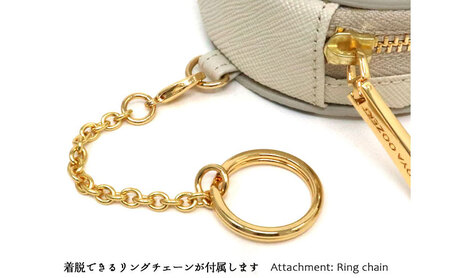 【文庫屋大関】マカロンポーチ 梅花（メイホア）【皮革工芸品】 ポーチ ミニポーチ 小物入れ アクセサリー入れ イヤホン入れ 収納 保管ケース 手のひらサイズ  本革 革 皮革 工芸品 工芸 雑貨 ギフト プレゼント 日本製 東京