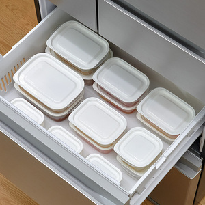 ホームコーディ フタをしたままレンジ保存容器 長方形 浅型 550ml 2個入×5
