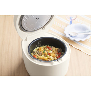 IHジャー 炊飯器 5.5合 アイリスオーヤマ RC-ILA50-W ホワイト ｜ 炊飯器