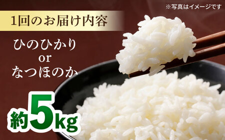 【全12回定期便】上鈴田のお米 5kg 白米 米 長崎県産 大村市 鈴田峠農園 [ACAJ010]