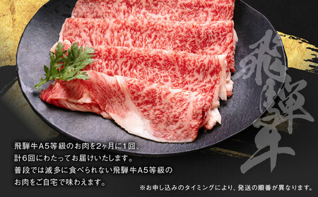 【定期便 全6回】飛騨牛 A5等級 赤身 約2kg｜ 牛肉 定期便 HF114