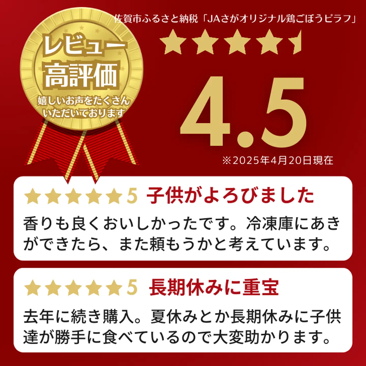 【定期便12回】ＪＡさがオリジナル鶏ごぼうピラフ 250g×10袋：C150-049