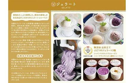 漆山果樹園冷凍加工品セット (各2個) 『漆山果樹園』 冷凍フルーツ ジェラート ケークサレ ベーグル ドライフルーツ バターサンド 菓子 デザート 山形県 南陽市 [2355]