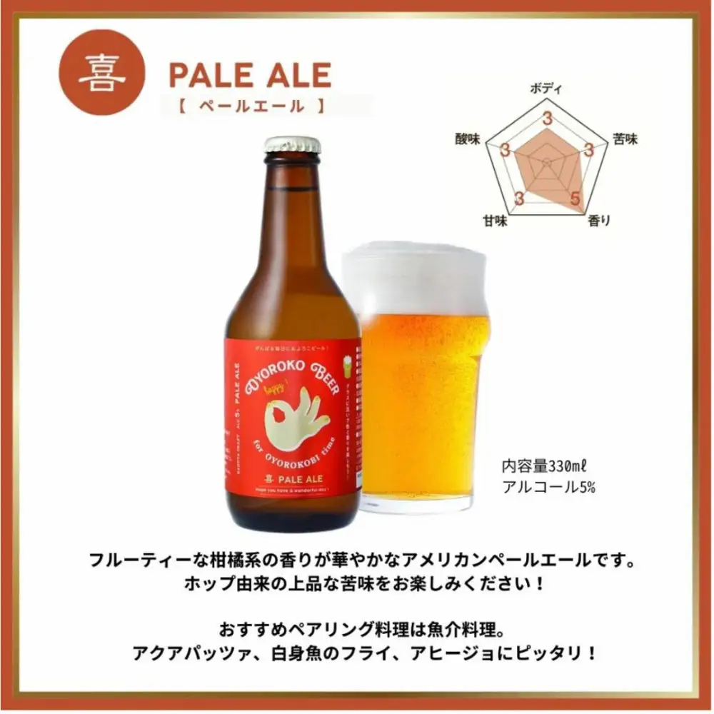 およろこビール瓶　喜歓慶悦4種  合計12本詰め合わせセット