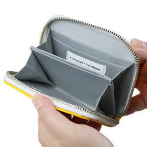 FUKUNARY ミニマム財布 バレーボール生地 / イエロー M074