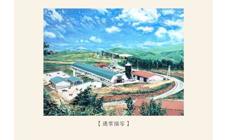 油絵で小さな風景画を描きます（27×22cm）