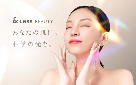 美肌LEDマスク 【2年保証】 ／ 日本製 シワ・毛穴ケア 光美顔器 LED美顔器 フェイシャル スキンケア コードレス 【＆Less BEAUTY】