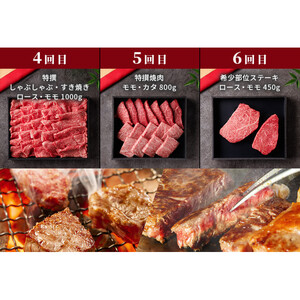 991.【 和牛 セレブ（鳥取 和牛 定期便：6回）】ゴールドクラス | 牛肉 すき焼き ステーキ しゃぶしゃぶ 焼き肉 焼肉