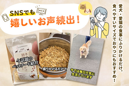 犬猫用 あとのせ納豆ふりかけ（レギュラーサイズ）50g×5個 計250g  ペット