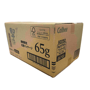 ポテトチップス 堅あげポテト カルビー ブラックペッパー 65g×12袋 (BG031)